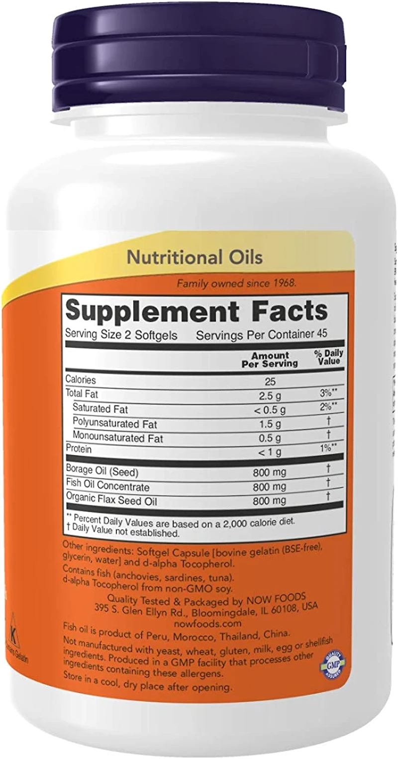Super Omega 3-6-9 1,200mg (90 Softgels)