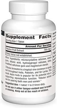 Tribulus Extract 750mg (60 Tabs)