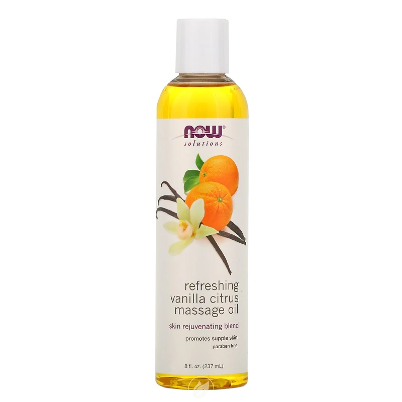 Vanilla Citrus Massage Oil 8oz.