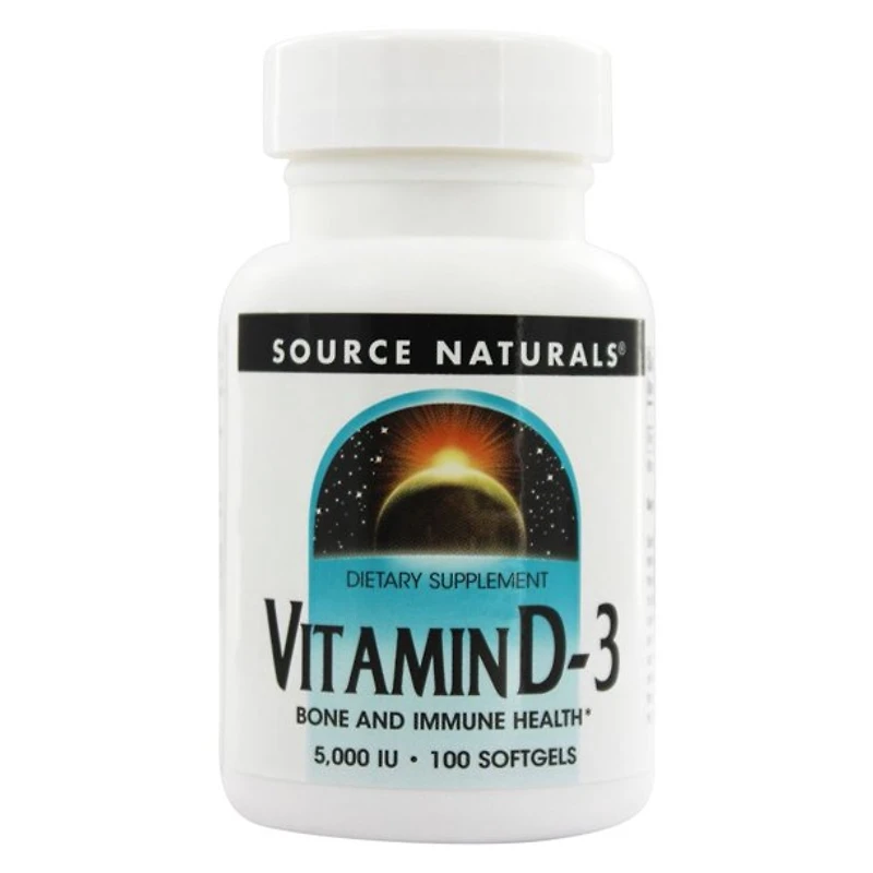Vitamin D-3 5,000iu (100 Softgels)