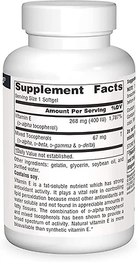 Vitamin E 400iu (100 Softgels)