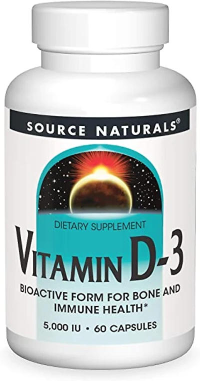 Vitamin D-3 5000iu (60 Caps)