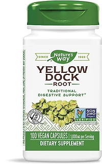 Yellow Dock Root (100 caps)