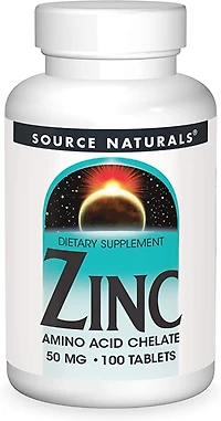 Zinc Chelated 50mg (100 Tabs)