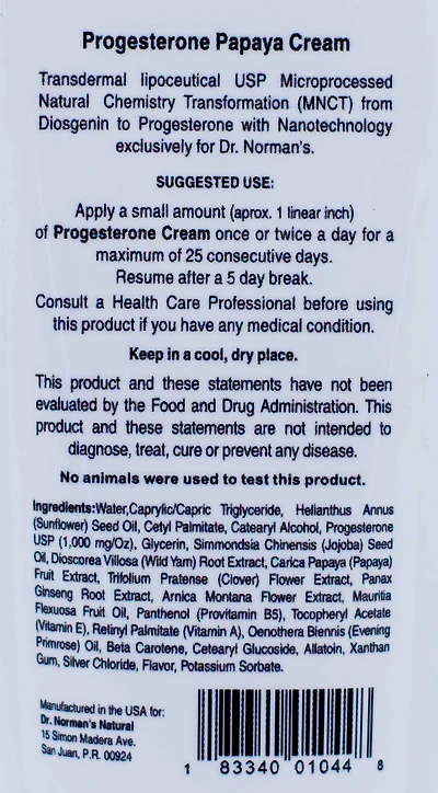 Progesterone Papaya