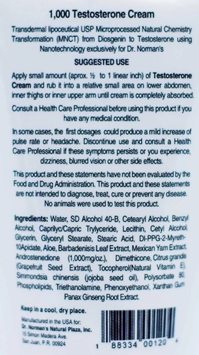 Testosterone Cream