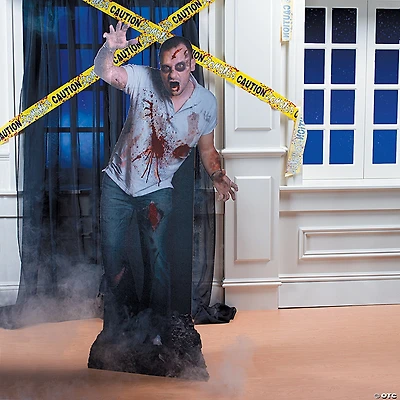 76" Zombie Life-Size Cardboard Stand-Up Halloween Decoration