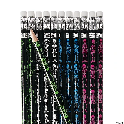 Skeleton Pencils - 24 Pc.