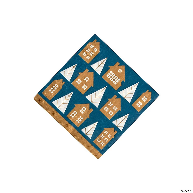 Christmas Night Beverage Napkins