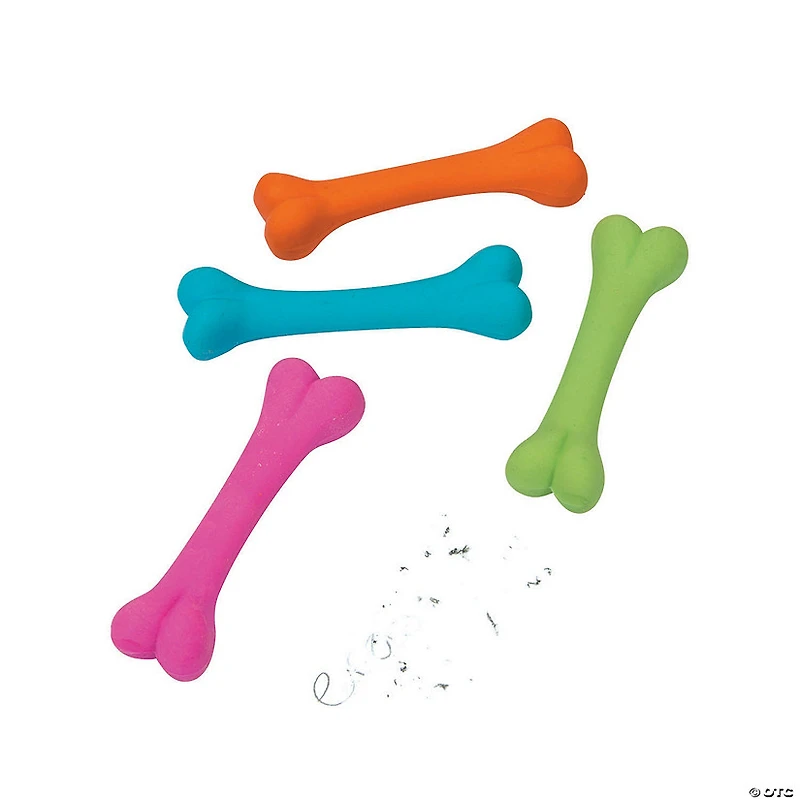 Bone Erasers - 24 Pc.