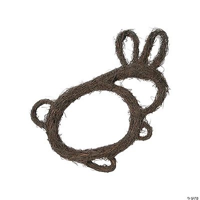 DIY Grapevine Rabbit Wreath