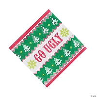 Ugly Sweater Luncheon Napkins - 16 Pc.
