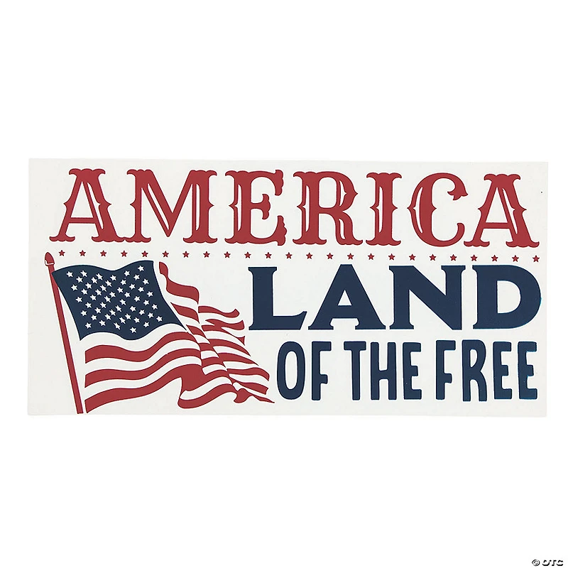 America Land of the Free Sign