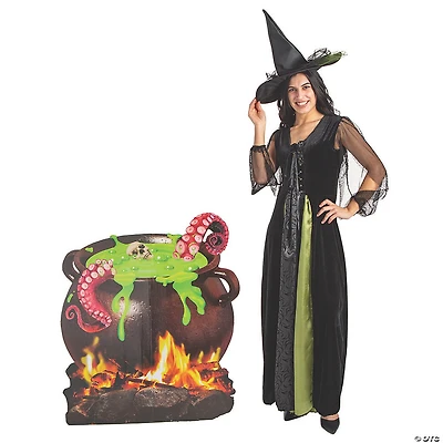 Cauldron Cardboard Cutout Stand-Up Halloween Decoration