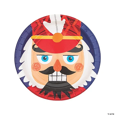 Nutcracker Holiday Party Paper Dinner Plates - 8 Ct.