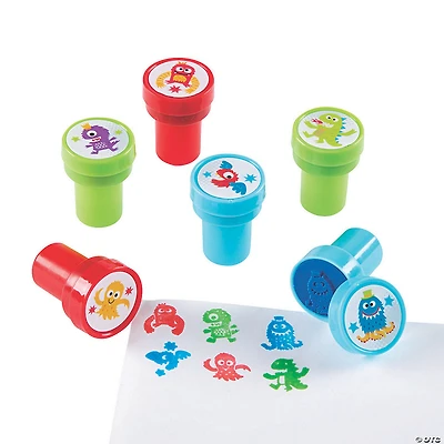 Cute Monster Stampers - 24 Pc.