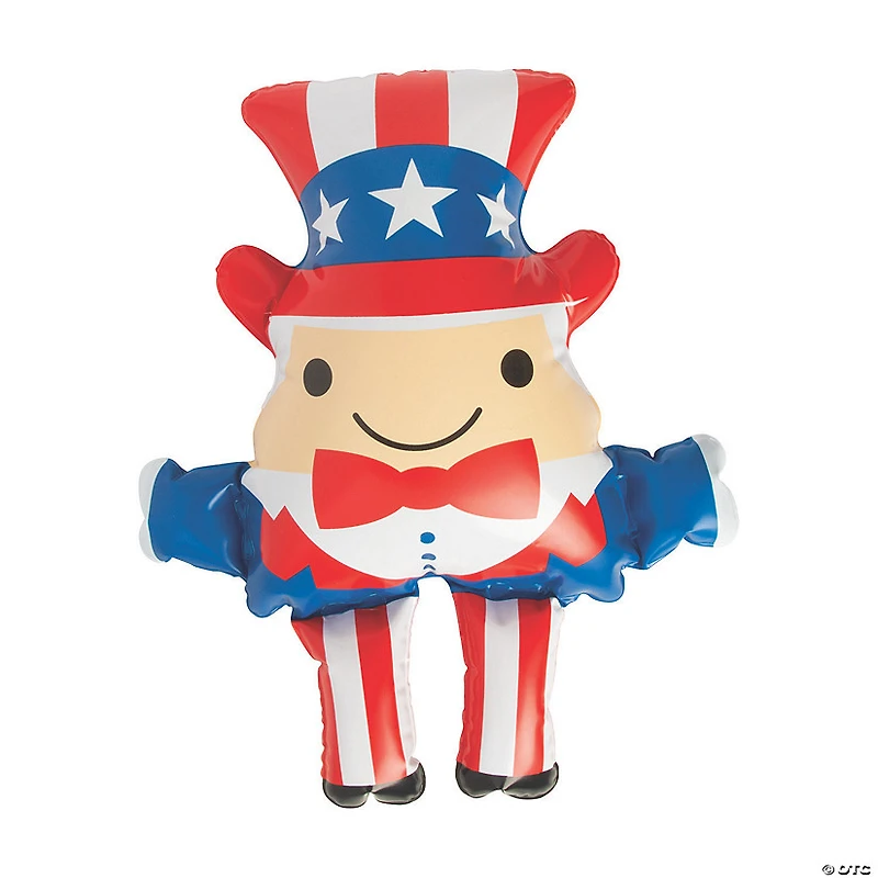 Inflatable Patriotic Uncle Sam - 12 Pc.