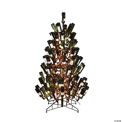 Vickerman 4' x 30" Black Wine Bottle Tree