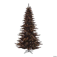 Vickerman 4.5' Black Fir Christmas Tree with Warm White LED Lights