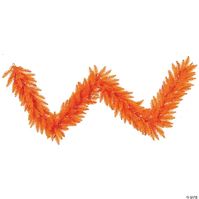 Vickerman 9' Orange Fir Christmas Garland - Unlit