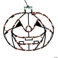 Vickerman 16" Pumpkin Wire Silhouette with LED Lights Halloween Lighted Decor