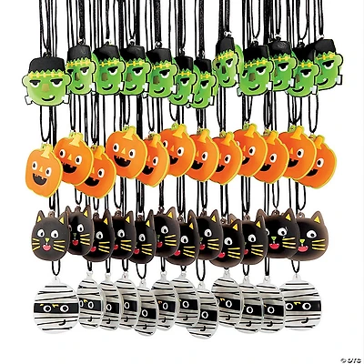 Bulk 48 Pc. Ghoul Gang Light-Up Necklaces