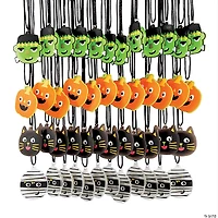 Bulk 48 Pc. Ghoul Gang Light-Up Necklaces