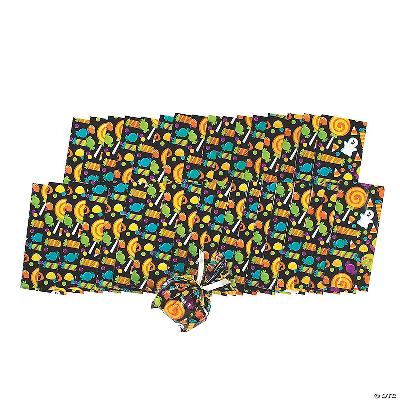 5" x 11 1/2" Bulk 300 Pc. Halloween Treats Cellophane Bags