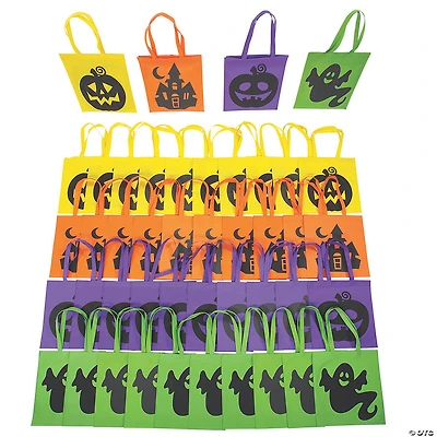 15" x 17" Bulk 180 Pc. Large Iconic Halloween Tote Bags