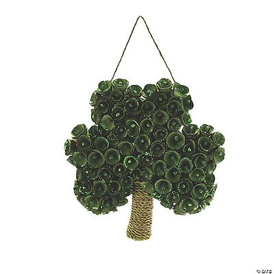 St. Patrick's Day Shamrock-Shaped Wreath