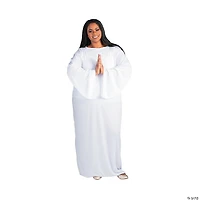 Adult’s Plus Size White Nativity Gowns - 6 Pc.