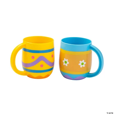 Easter Print BPA-Free Plastic Mugs - 12 Ct.