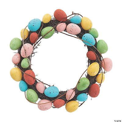 Colorful Easter Egg Wreath