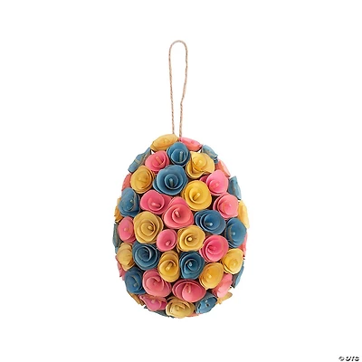 Egg-Shaped Easter Wreath