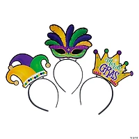 Mardi Gras Head Boppers - 12 Pc.