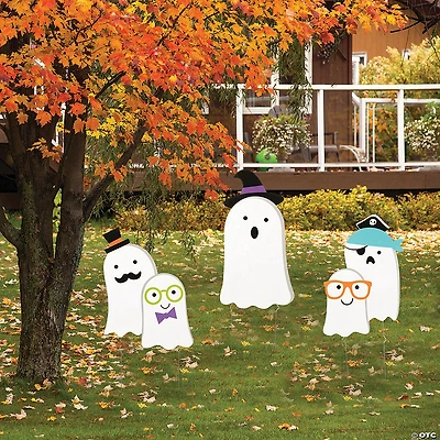 Halloween Ghost Yard Sign Set - 3 Pc.