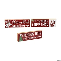 Christmas Tabletop Signs