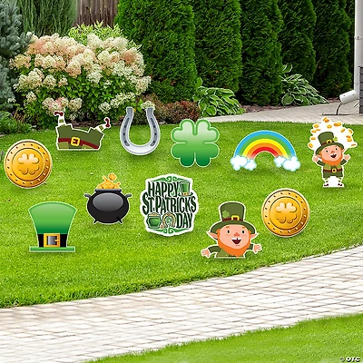 St. Patrick’s Day Icon Yard Sign Set