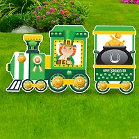 25" x 20" St. Patrick’s Day Train Yard Sign Set - 2 Pc.