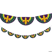 Mardi Gras Bunting Garland
