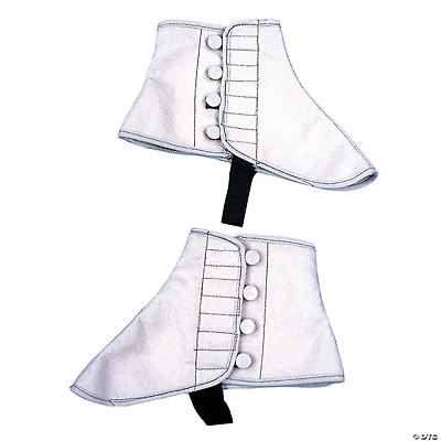 Adults Gray Felt Spats
