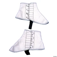 Adults Gray Felt Spats