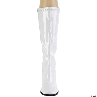 Women's White Go Go Boots
