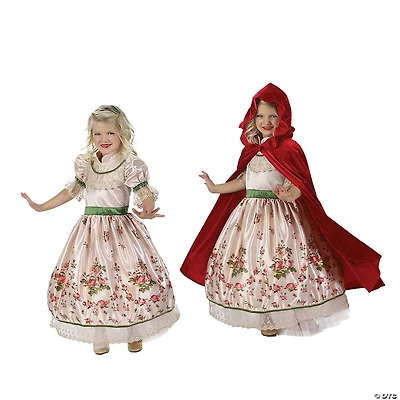 Girl's Vintage Red Riding Hood Costume