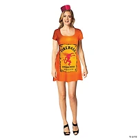 Women's Fireball Skater Dress Costume