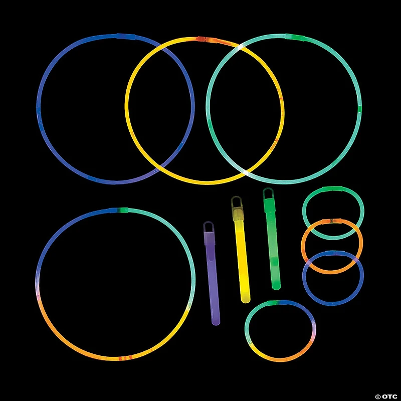 Bulk 1000 Pc. Halloween Glow Stick, Bracelet & Necklace Assortment