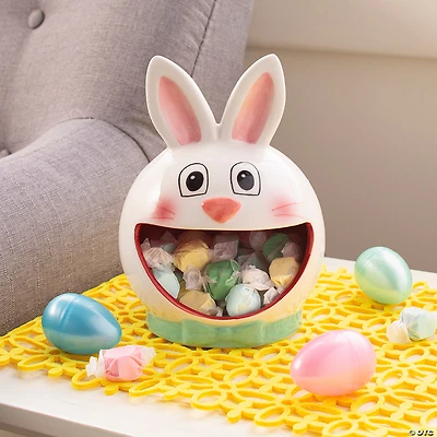 Easter Bunny Ceramic Candy Dish