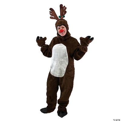Adult's Reindeer Costume with Hood