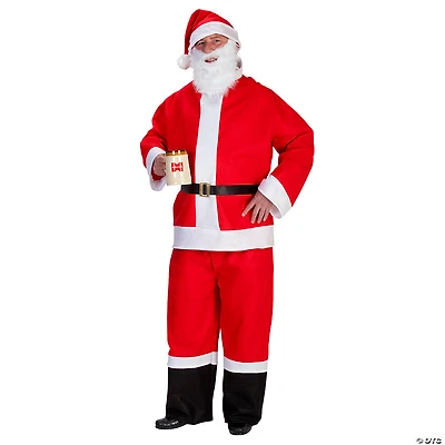 Adult Men’s 5-Piece Saloon Spree Santa Suit