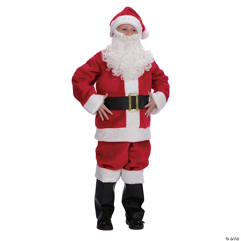 Kids Plush Santa Suit